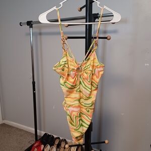 Rue21 Strappy Bodysuit Size Large